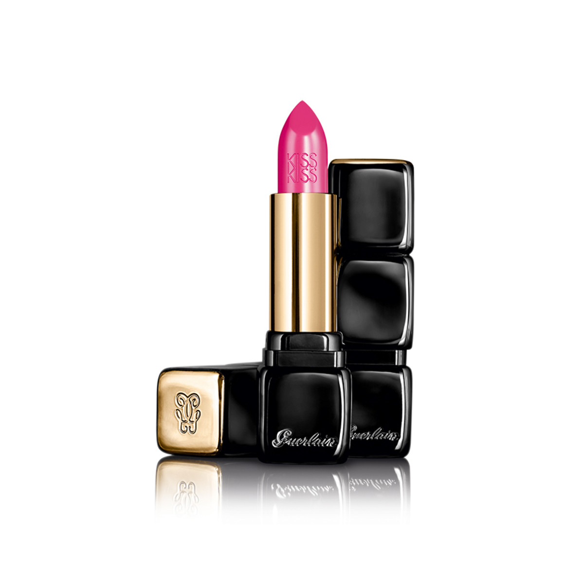 Guerlain holiday 2016: KissKiss lipstick in 563 Indian Pink