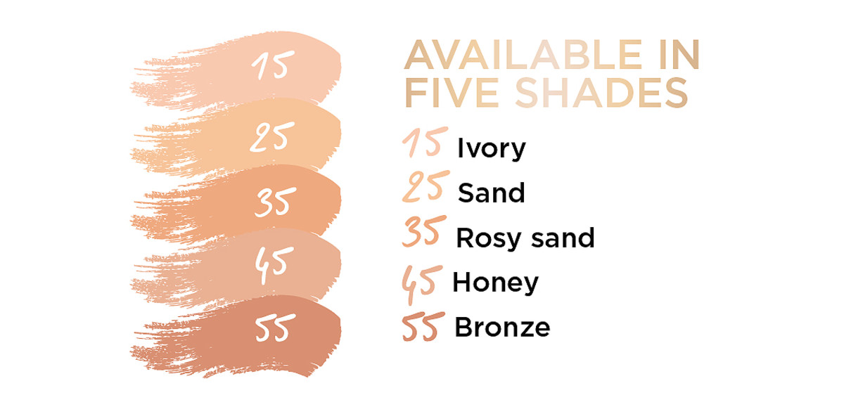 Vichy Teint Ideal fluid and cream foundation shade range
