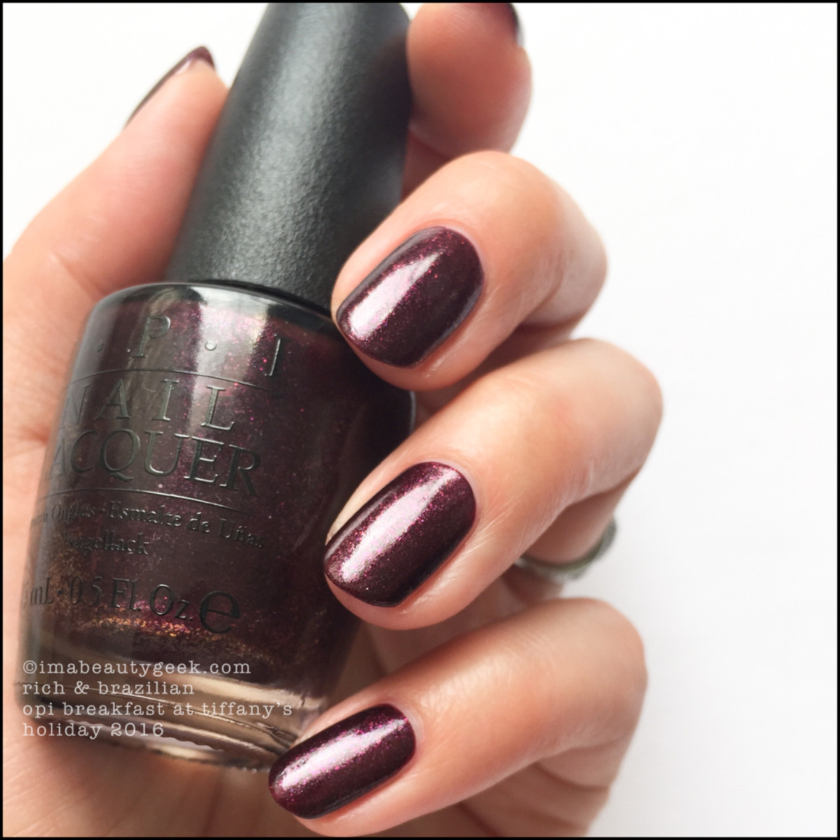 OPI Rich and Brazilian_OPI Breakfast At Tiffanys Collection Swatches Review Holiday 2016.jpg