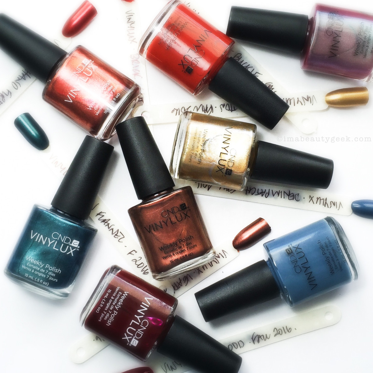 CND Vinylux Craft Culture Collection Swatches Review Fall 2016 - Version 2