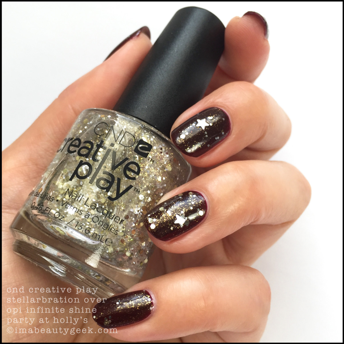 OPI Party at Hollys Infinite Shine_OPI Breakfast at Tiffanys Holiday Swatches Review