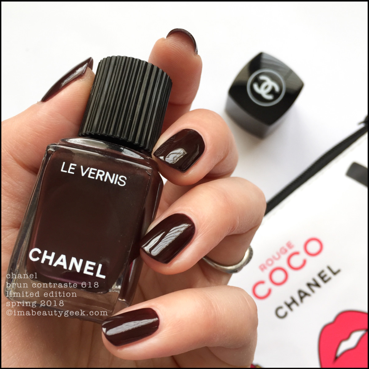 Chanel Brun Contraste 618 Le Vernis Spring 2018 Limited Edition