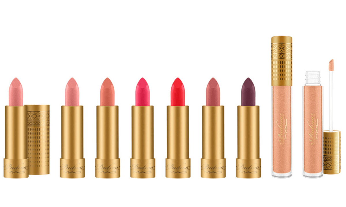 MAC Padma Lakshmi lipsticks and lip gloss