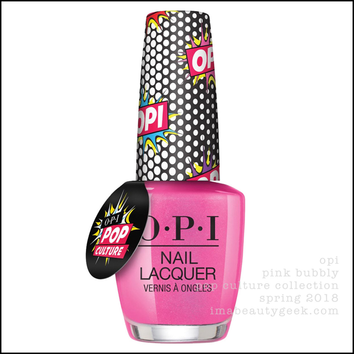 OPI Pop Culture Collection 2018 - OPI Pink Bubbly