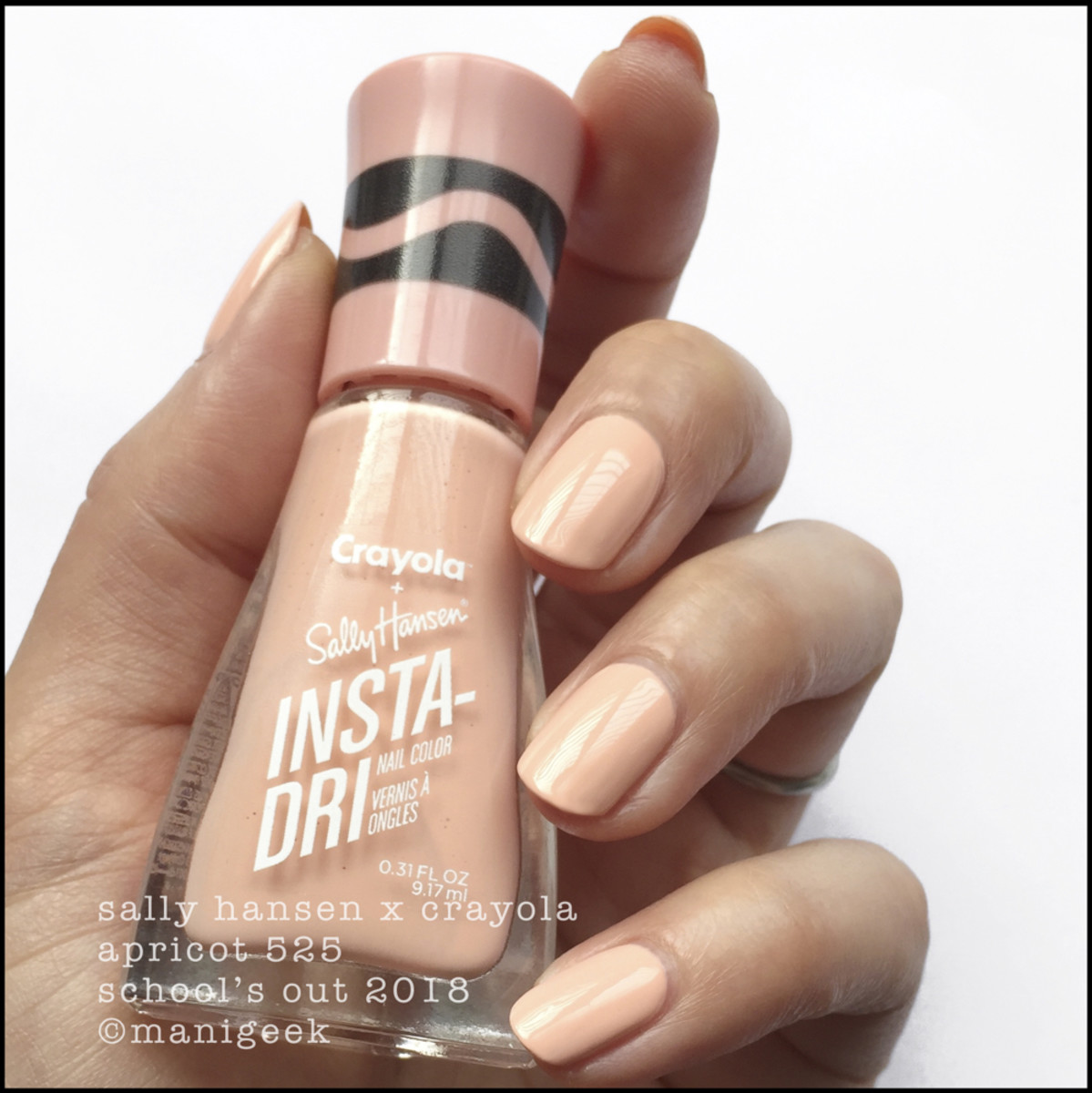 Sally Hansen x Crayola Apricot 525 – School’s Out Collection 2018