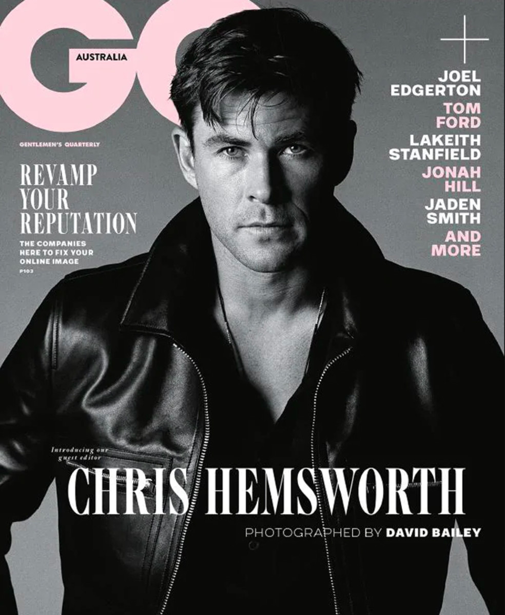 chris hemsworth cover gq australia nov 2018 issue