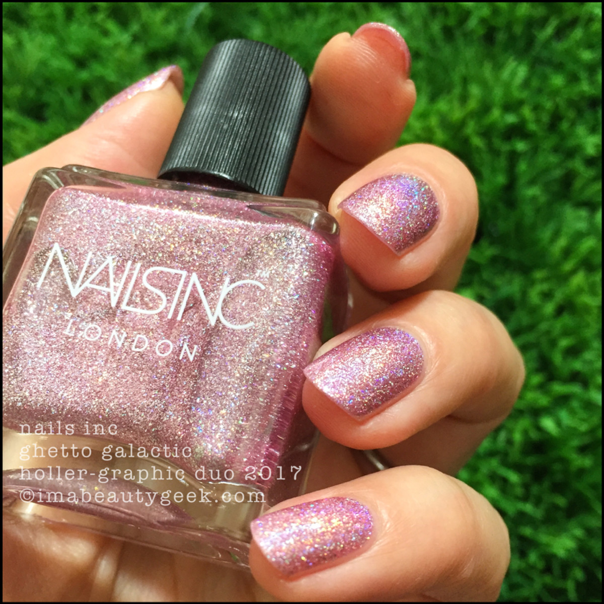 Nails Inc Holler Graphic Duo Swatches Review 2017 Beautygeeks Nails Inc Ghetto Galactic Holler Graphic Duo Swatches Review 2017 3