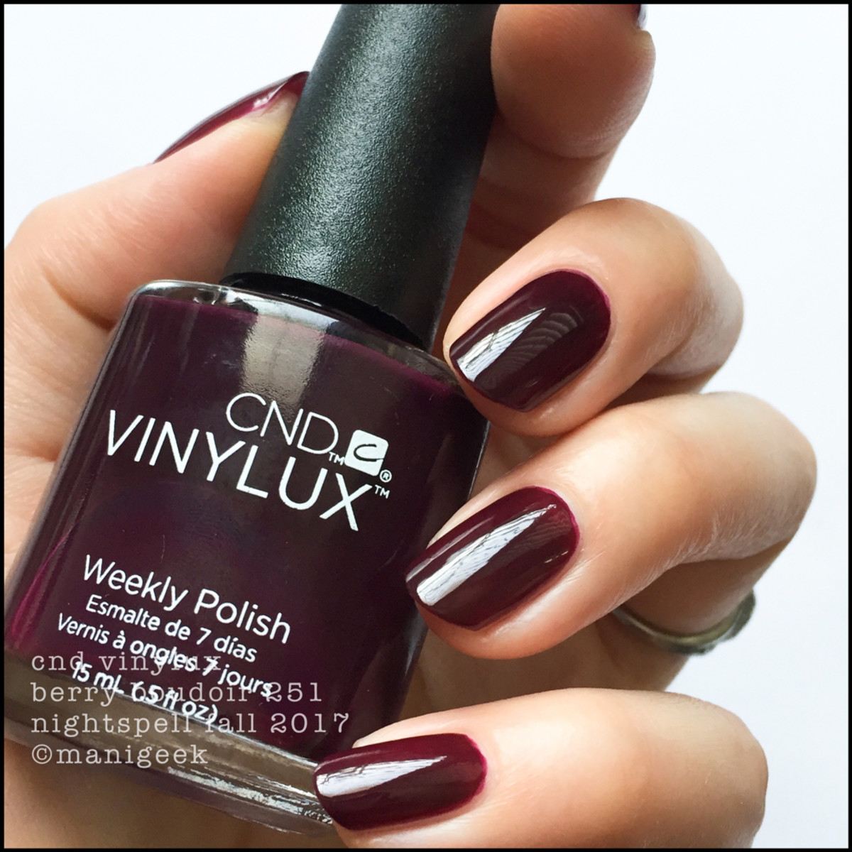 CND Vinylux Berry Boudoir - CND Vinylux Nightspell Fall 2017 Collection Swatches