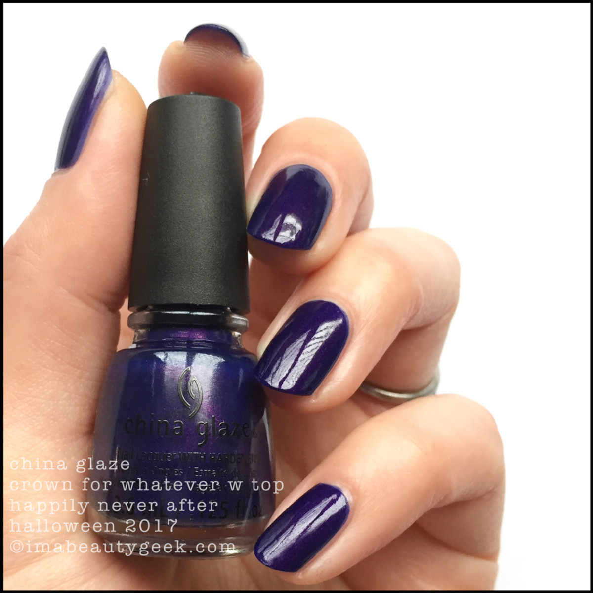 China Glaze Crown for Whatever 2 _ China Glaze Happily Never After Collection Halloween 2017