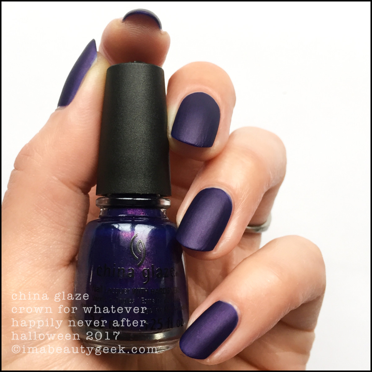 China Glaze Crown for Whatever _ China Glaze Happily Never After Collection Halloween 2017