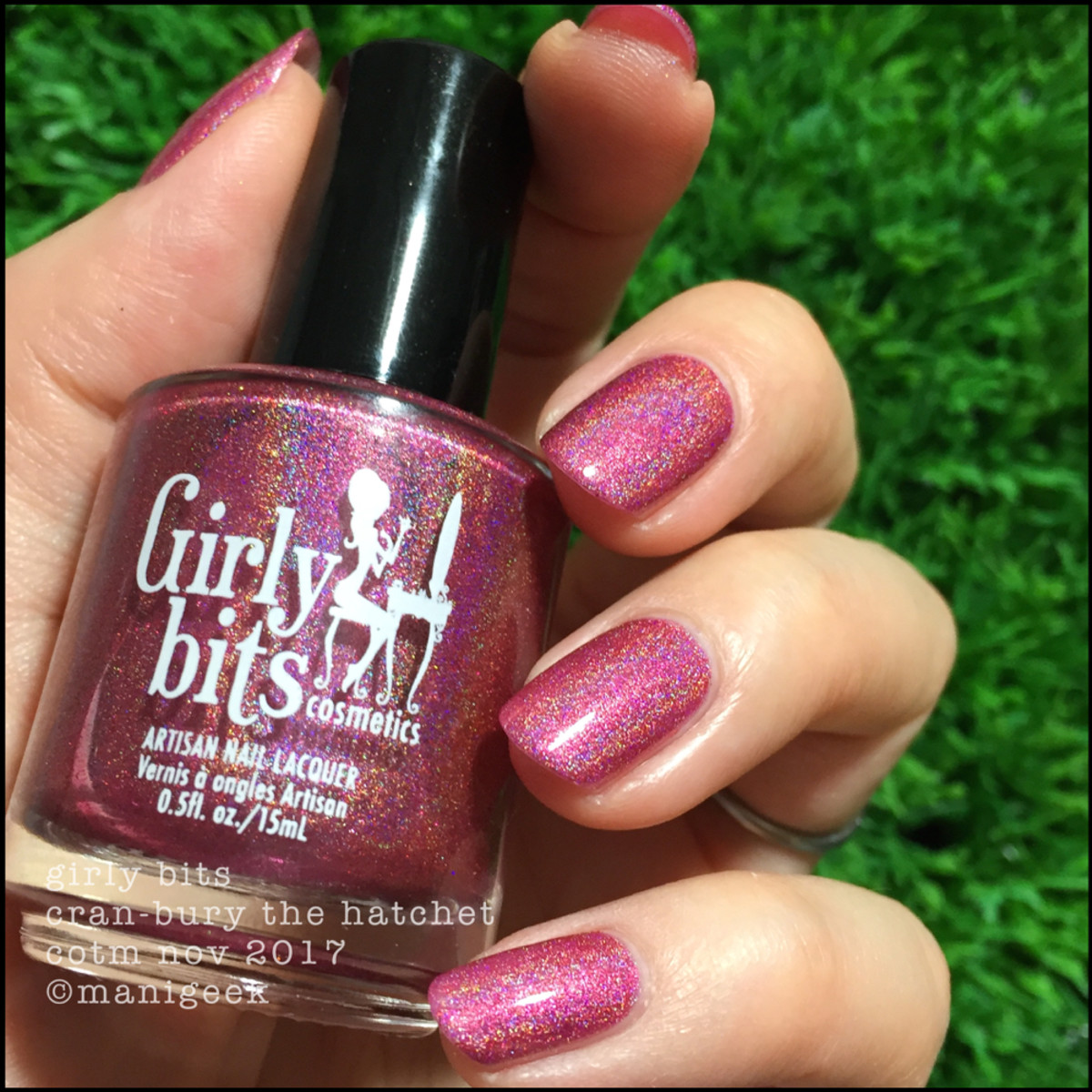 Girly Bits Cran-bury The Hatchet COTM 2 _ Girly Bits LE Colour of the Month Nov 2017