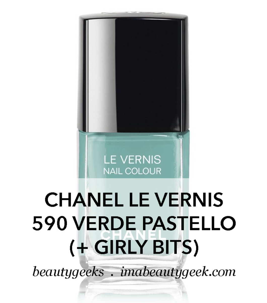 Chanel Verde Pastello 590 Le Vernis _ Chanel Neapolis Swatches 2018
