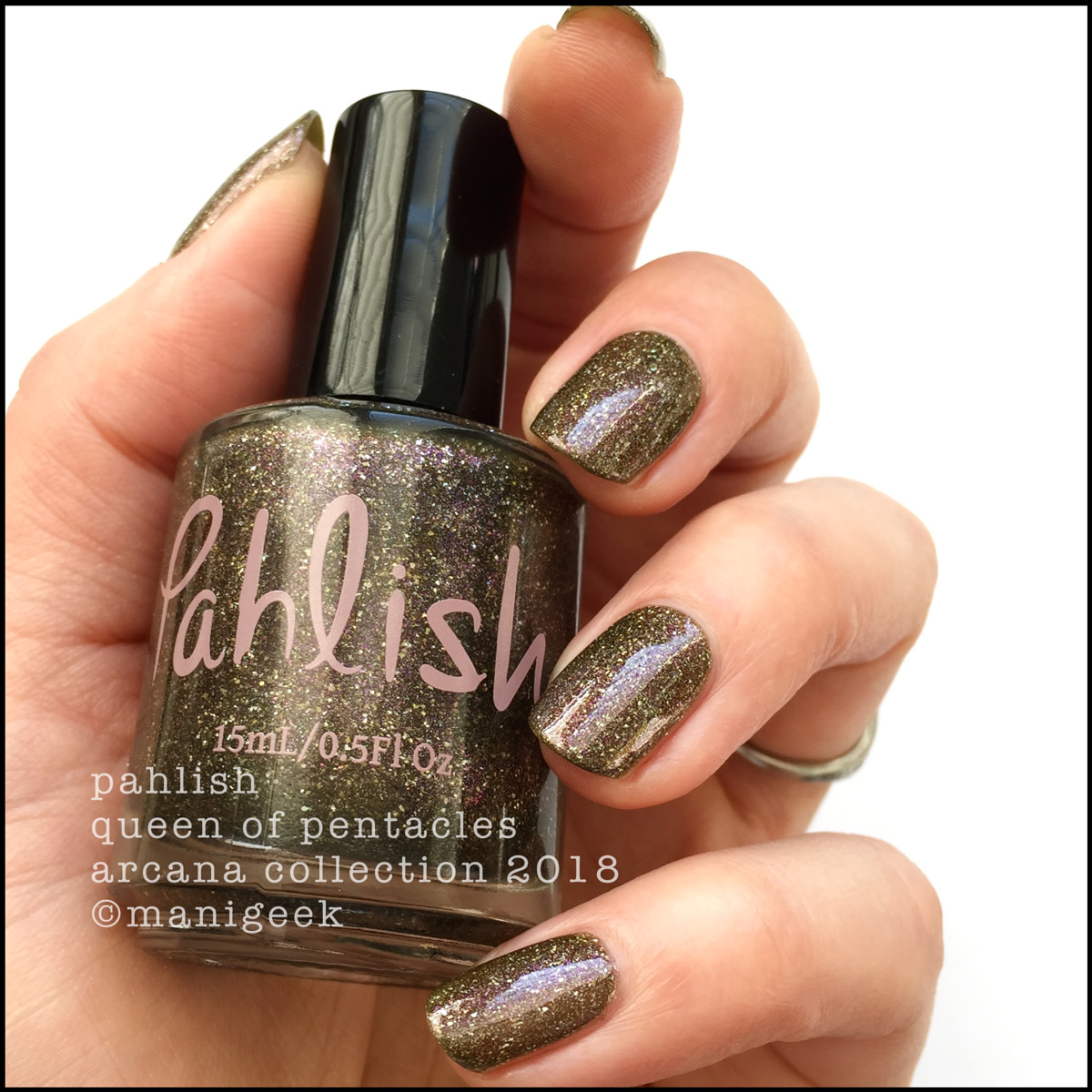 Pahlish Queen of Pentacles - Pahlish Arcana Collection Swatches Review 2018