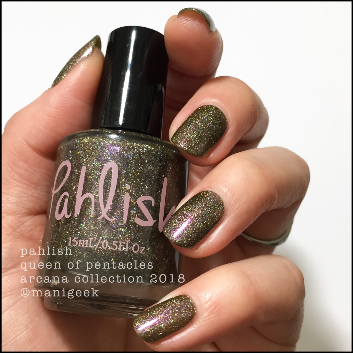 Pahlish Queen of Pentacles 2 - Pahlish Arcana Collection Swatches Review 2018