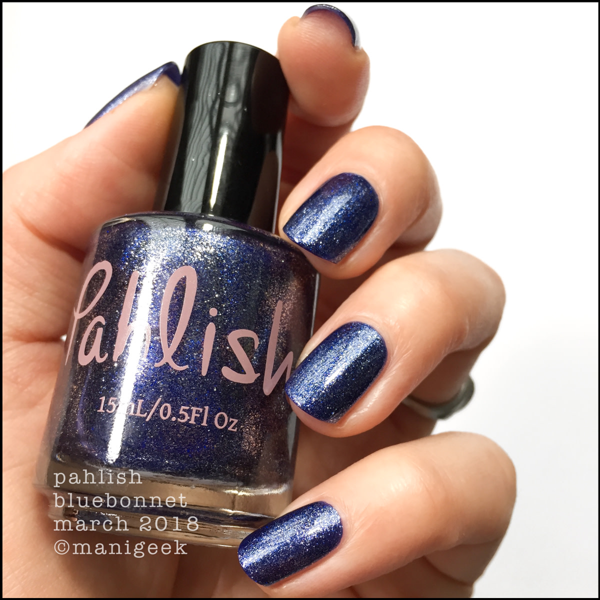 Pahlish Bluebonnet - March 2018 Collection Swatches