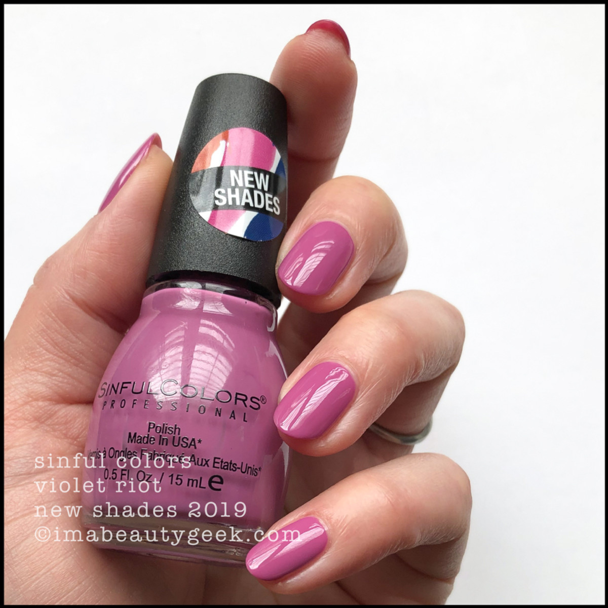 Sinful Colors Violet Riot - Sinful Colors Swatches 2019