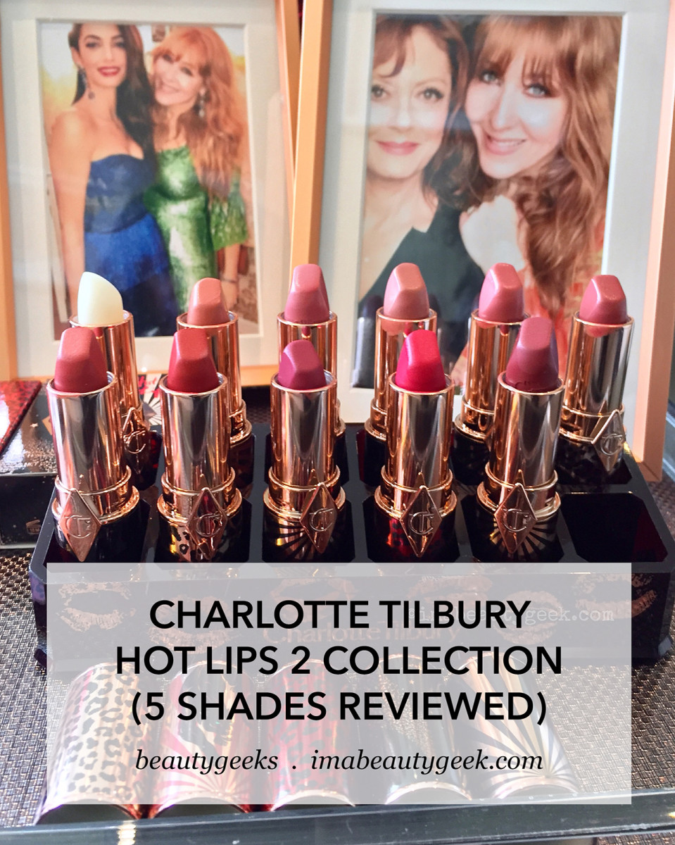 Charlotte Tilbury Hot Lips 2 shades and reviews