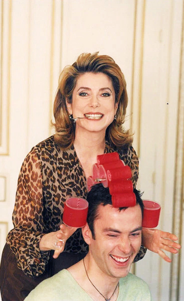 Catherine Deneuve has been Christophe's client for decades