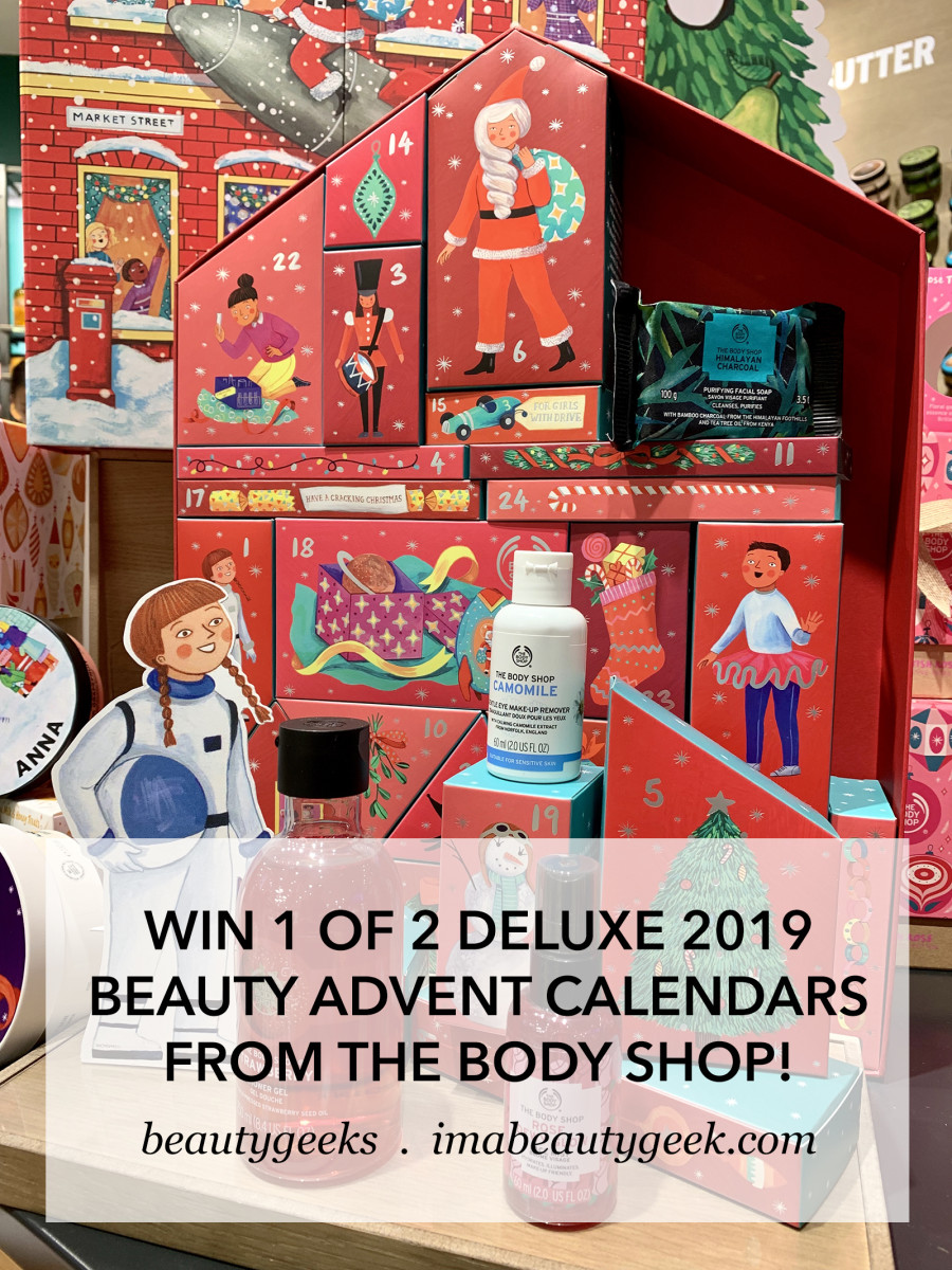 The Body Shop 2019 Deluxe advent calendar giveaway