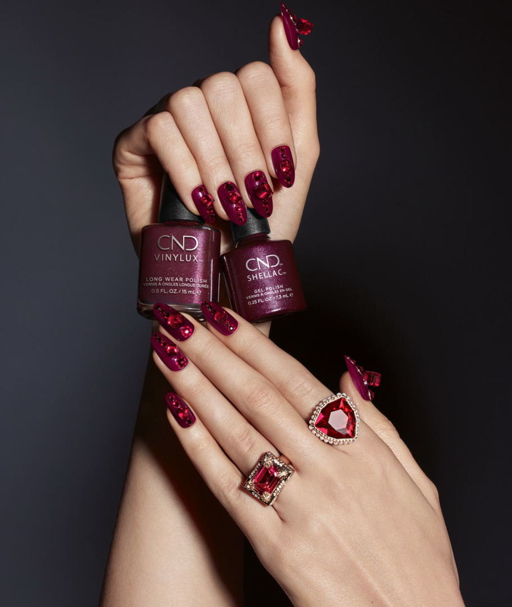 CND Crystal Alchemy Collection Holiday and Winter 2019: Rebellious Ruby