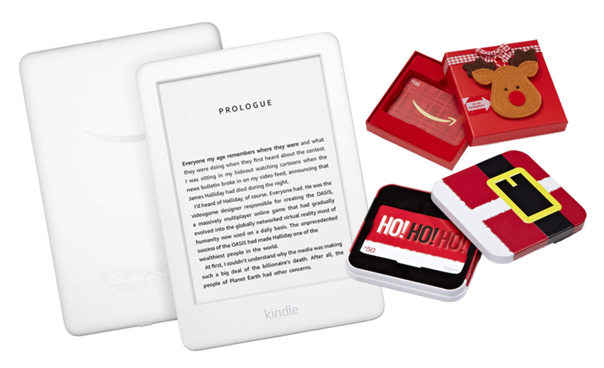 Amazon Kindle plus Amazon gift cards