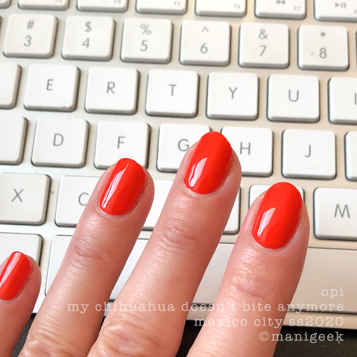OPI My Chihuahua Doesn't Bite Anymore - OPI Mexico City Swatches Review 2020