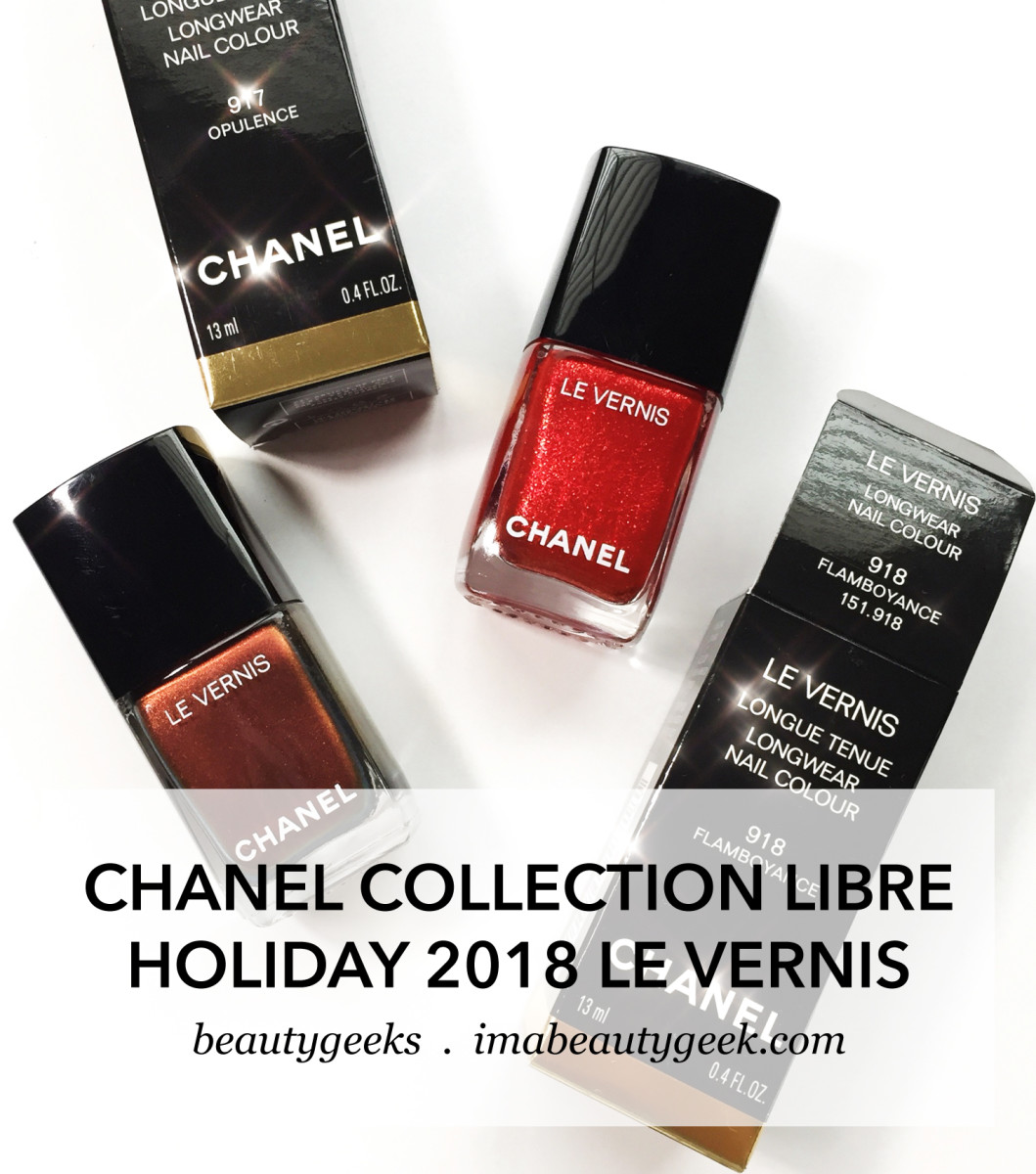 Chanel Collection Libre Holiday 2018 Le Vernis