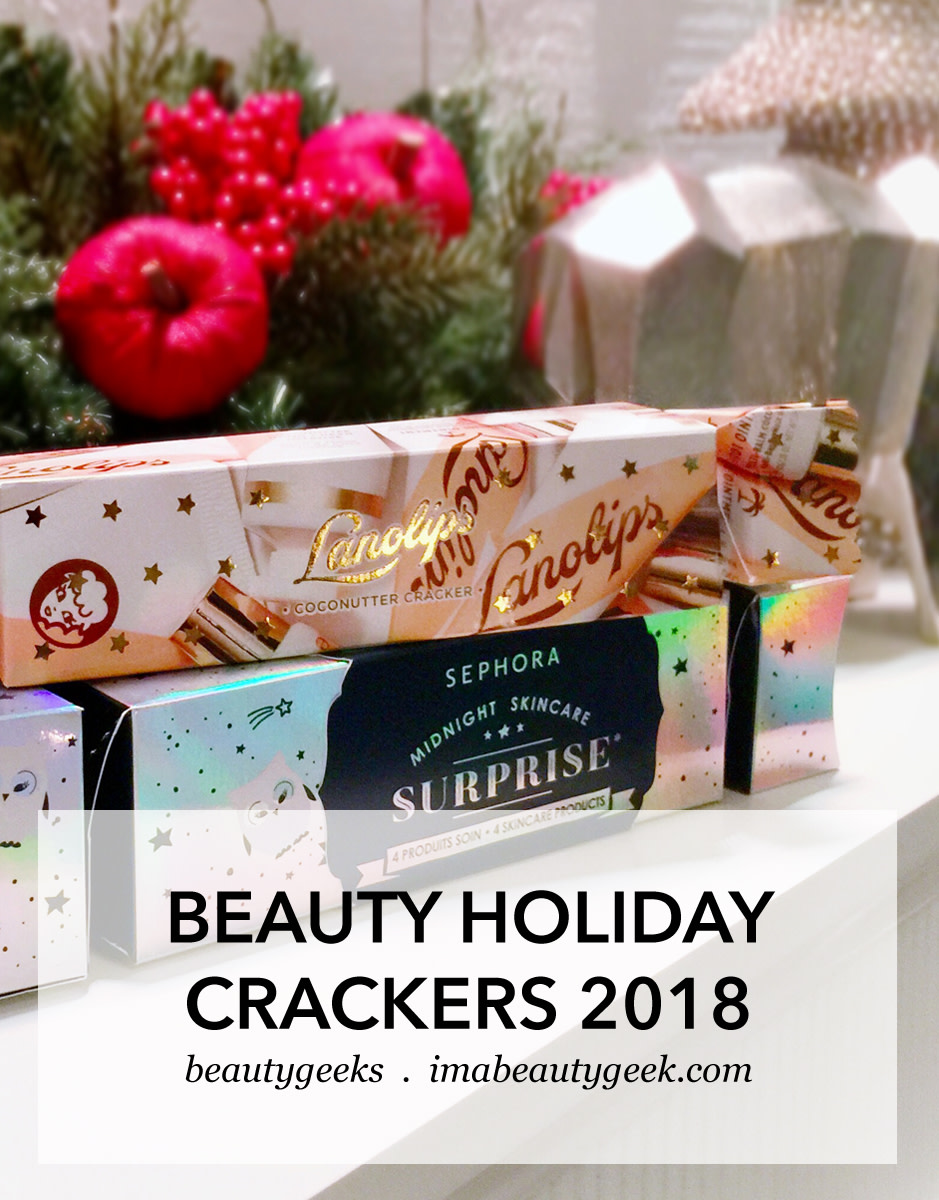 BEAUTY CHRISTMAS CRACKERS 2018 Beautygeeks