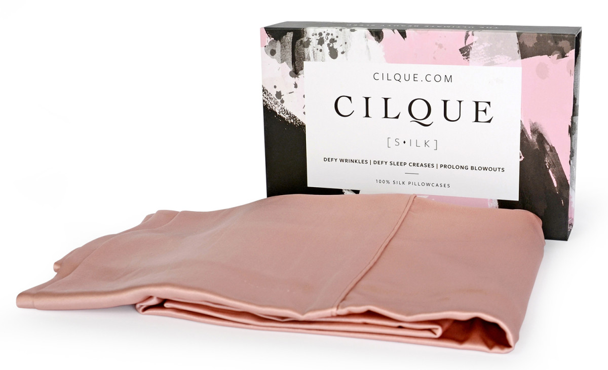 Cilque Silk Pillowcase in Blush