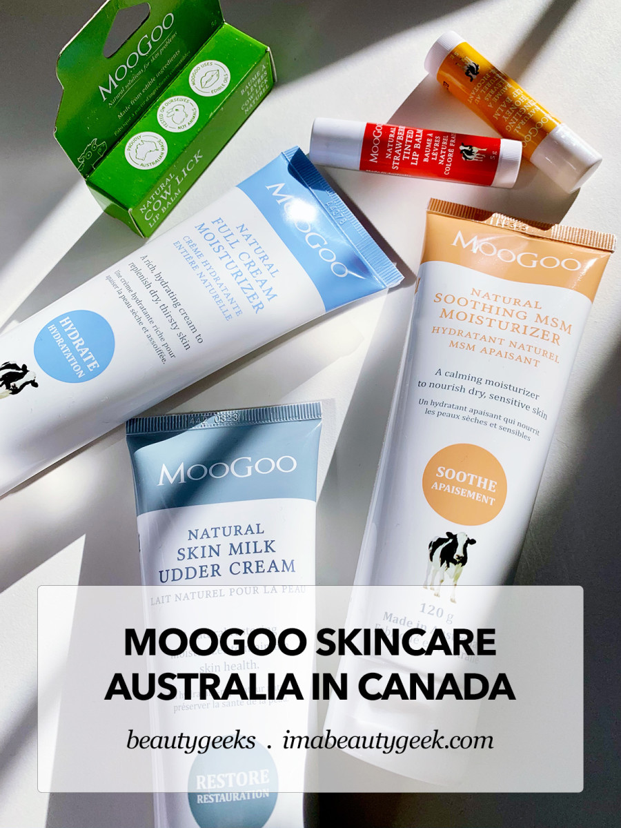 MooGoo natural skincare is available in Canada at moogooskincare.ca; in the US, moogoousa.com.