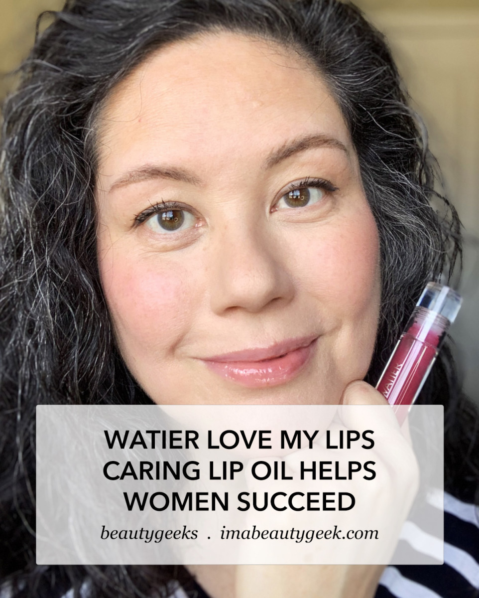 watier love my lips caring lip oil swatched