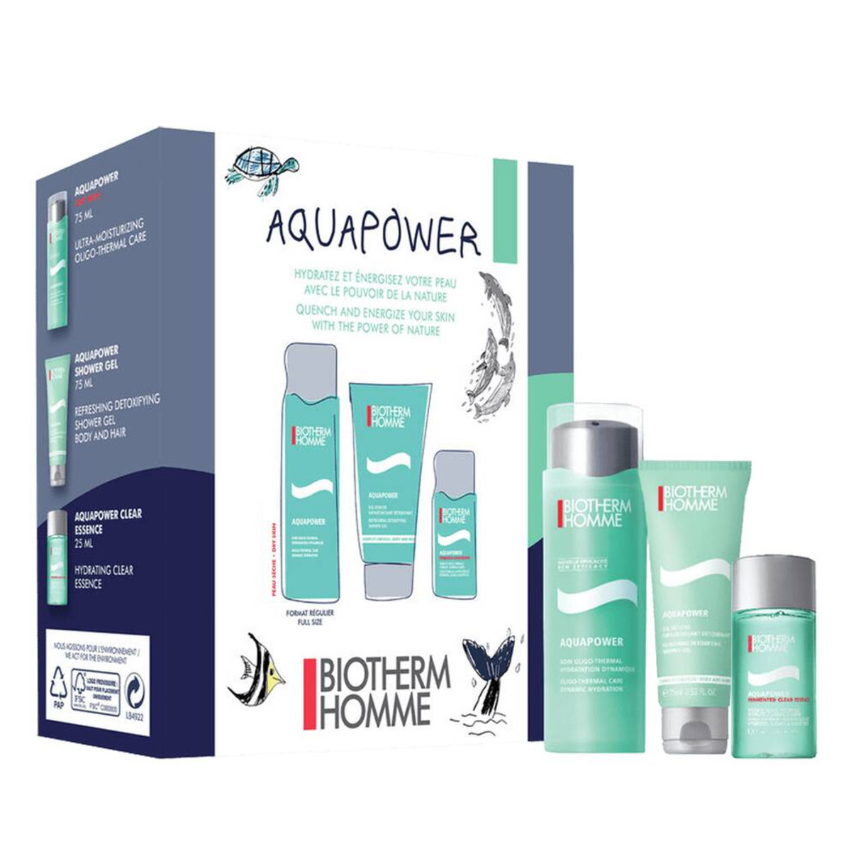 Biotherm Homme Aquapower Dry Skin Set ($40 $20 CAD at lorealbeautyoutlet.ca*)