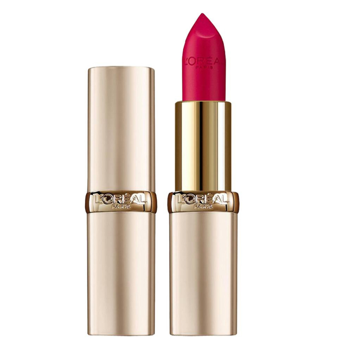 L'Oreal Paris Color Riche Lipstick in Intense Fuchsia ($12 $3.90 CAD at lorealbeautyoutlet.ca*)