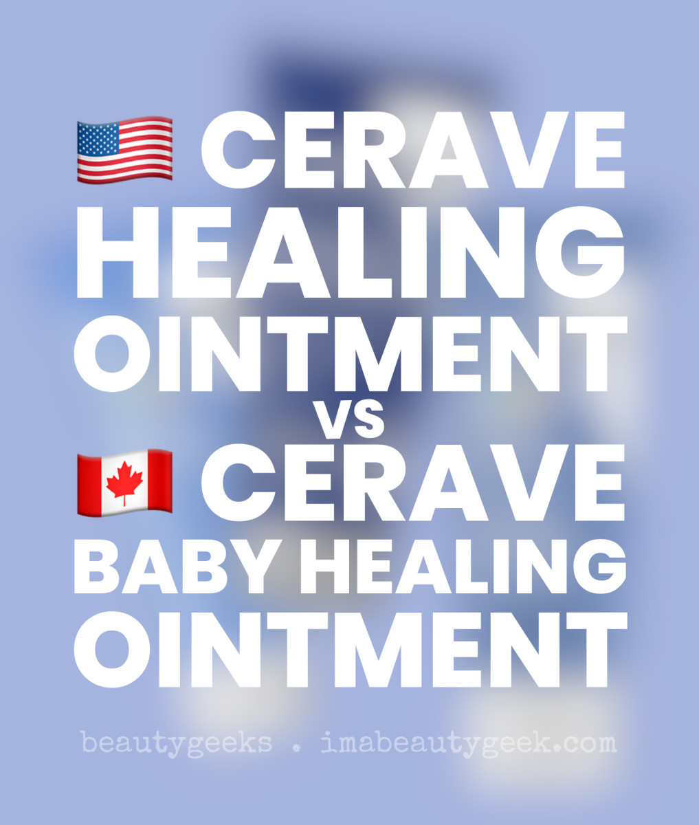 CeraVe Healing Ointment US vs CeraVe Baby Healing Ointment Canada