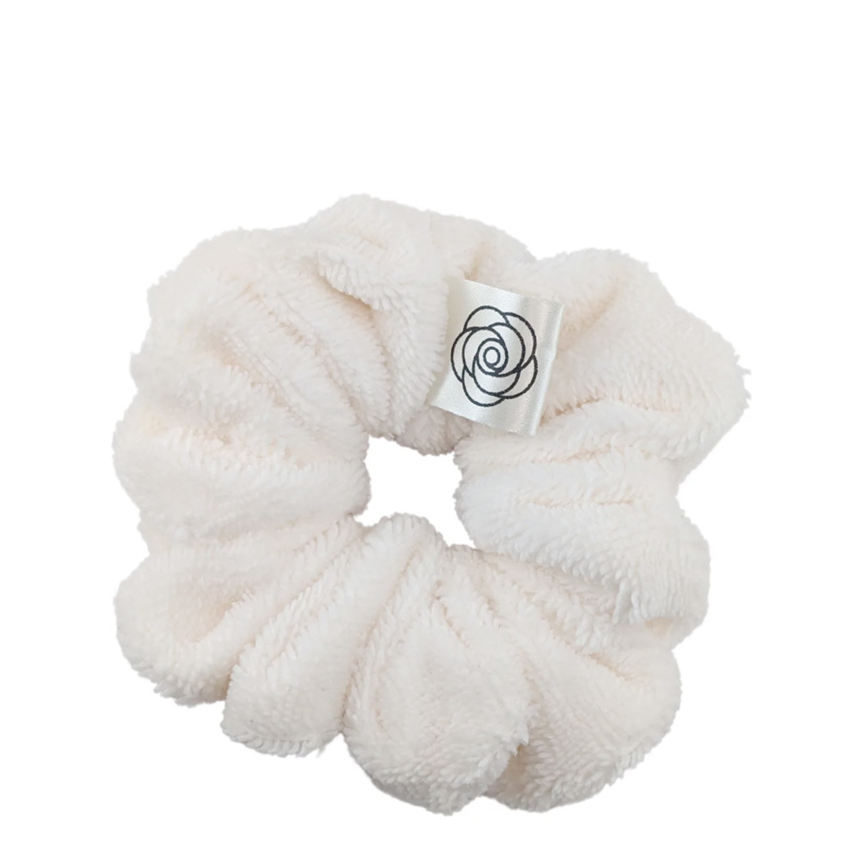 Arctic Rose Luxe Towel Scrunchie in Ivory