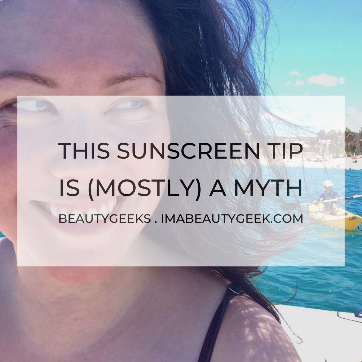 MYTH: you have to wait 15 to 30 minutes for skin to absorb sunscreen before sun exposure in order to be fully protected against UV
